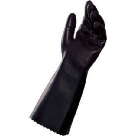 MAPA GLOVES C/O RCP MAPA® NL339 Chemzoil® Neoprene Coated Gloves, 14" L, Heavy Weight, 1 Pair, Size 9, 339429 339429